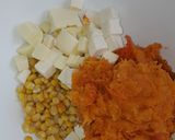 Foto del paso 2 de la receta: Tarta de zapallitos, calabaza y choclo