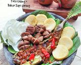 Foto langkah ke 4 dari resep Penyetan Terong+Tofu Udang +Bakso Sapi.