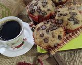 A picture of step 9 of Banana Chocolate Muffins.