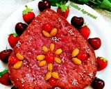 स्ट्रॉबेरी एगलेस केक (Strawberry eggless cake recipe in hindi) रेसिपी चरण 11 फोटो