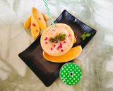 A picture of step 4 of Musk melon juice ❤️🥤😋.