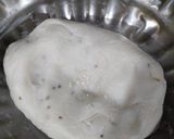 A picture of step 1 of Rice flour poori.