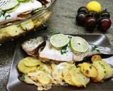 Foto del paso 6 de la receta: Dorada al horno asada con patatas