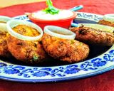 A picture of step 5 of Dahi ke kebab.