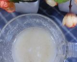 A picture of step 2 of Litchi mojito mocktail / litchi squash.