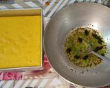 A picture of step 8 of Khaman Dhokla (Nylon Khaman).