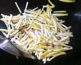韭黃炒蝦仁的食譜步驟2照片