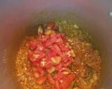 A picture of step 3 of Chana Kurma Hotel style.