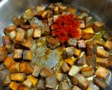 A picture of step 2 of Elephant Yam Fry.