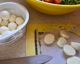 Rukkolás csirkemellsaláta recept fázis 3 fotója