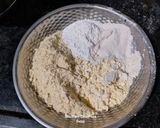 A picture of step 1 of Soya Flour Sticks & Chips (Soya sticks).