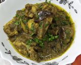 A picture of step 8 of Green Masala Chicken Curry.