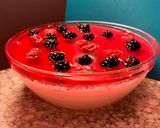 Φωτογραφία βήματος 7 της συνταγής Mastiha pink pudding with red jelly & berries (ροζ πουτίγκα με ζελέ, μούρα & μαστίχα Χίου) 💕🩷💕🩷💕