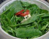 清炒菠菜的食譜步驟1照片