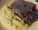 Foto del paso 5 de la receta: Tortilla de vegetales Con puré de zapallo y papas