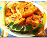 A picture of step 4 of Apple dhokla.
