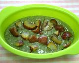 A picture of step 7 of Cozy Japanese-Style Mugwort Azuki Cake.