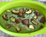 A picture of step 8 of Cozy Japanese-Style Mugwort Azuki Cake.