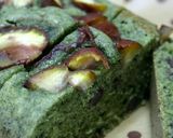 A picture of step 9 of Cozy Japanese-Style Mugwort Azuki Cake.