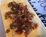 Une image de l'étape 7 de Tarte aux prunes d'ente et fruits confits (pâte brisée sarrasin, prune, épeautre).