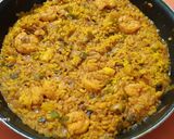 Foto del paso 7 de la receta Arroz con bacalao y langostinos