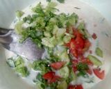 A picture of step 11 of Veggies Raita.