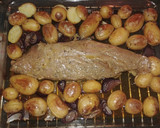 Foto del paso 3 de la receta: Solomillo con salsa de setas y patatitas de río
