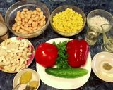 Фото кроку 1 до Очень вкусный салат без майонеза, а специя придает ему особый пикантный вкус.