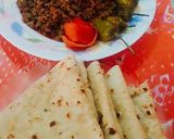 A picture of step 9 of Qeema_achari_mirch.