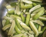 A picture of step 1 of Tindora Sabzi.