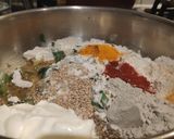 A picture of step 1 of Multi flour Methi Masala Thepla Wrap😋.