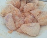 Gambar langkah 2 resipi Tongkeng Ayam Goreng Tepung.