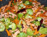 A picture of step 3 of Stir Fry Spaghetti.