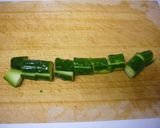 A picture of step 1 of Addictive Chinese Salad with Pork Shabu-Shabu and Smashed Cucumbers.
