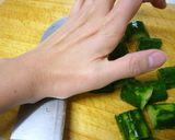 A picture of step 2 of Addictive Chinese Salad with Pork Shabu-Shabu and Smashed Cucumbers.