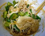 A picture of step 9 of Addictive Chinese Salad with Pork Shabu-Shabu and Smashed Cucumbers.
