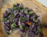 A picture of step 4 of Vegetable cheese egg omelette.