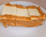 A picture of step 6 of Peanut Butter and Waffer wedge.