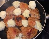 Foto del paso 5 de la receta Pollo Teriyaki, coliflor y arroz Jazmín
