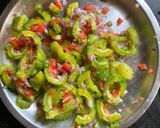 A picture of step 4 of Karele Salad or Bitter Gourd Salad.