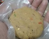 A picture of step 6 of Shikumpuri (center filled)shami kabab.