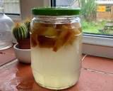 A picture of step 3 of Fermented Apple Water for sourdough Breads.