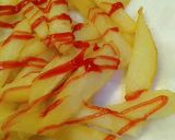 صورة لخطوة 4 من وصفة بطاطس مقرمشة بالكاتشب🍟😋❤️