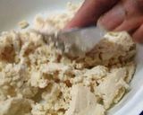 A picture of step 1 of Nigerian Breakfast Scrambled Wara (tofu) in Obe-Ata w/ Plantain.