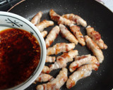 A picture of step 5 of Rolled Ginger Pork Slices for Bento.