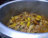 A picture of step 5 of Chicken Aalo Biryani.