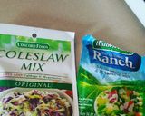 A picture of step 3 of My BCT coleslaw recipe.
