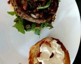 A picture of step 3 of My Chilli, Salt & Peppered Beef Burger in a Bun. 😉.
