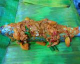 Foto langkah ke 4 dari resep Pepes Ikan Belanak Jumbo.