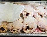 A picture of step 1 of Thanksgiving Cornish Hens.